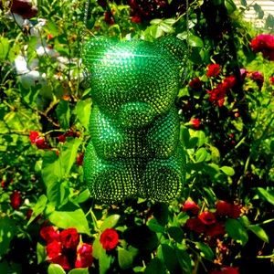 Green Teddy Purse